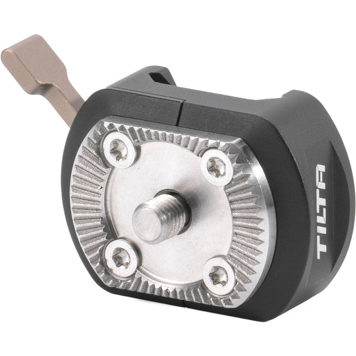Use the NATO to Rosette Adaptor to securely attach side handles to your camera rig with stable connections.