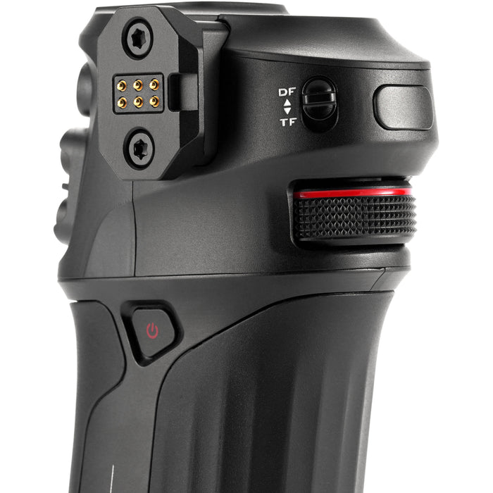 Nano II Control Handle for motorised focus, powered by Sony battery.