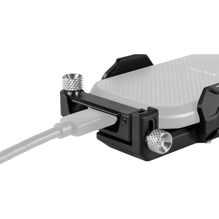 Universal SSD Drive Holder V2 for Tilta camera cages with cable clamp