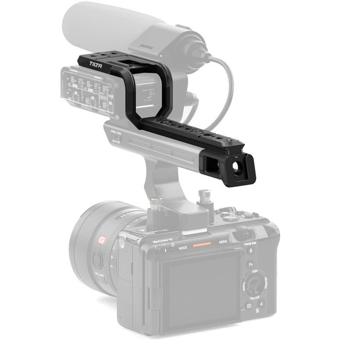 Sony XLR-H1 handle extender with cold shoe mounts