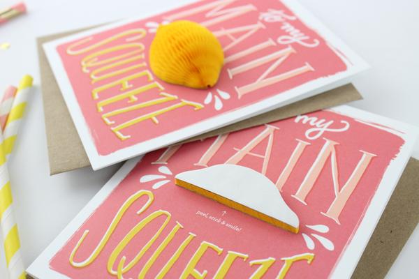 To My Main Squeeze Pop-Up Card