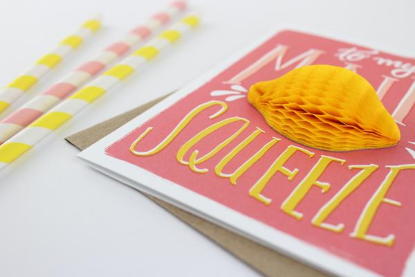 To My Main Squeeze Pop-Up Card