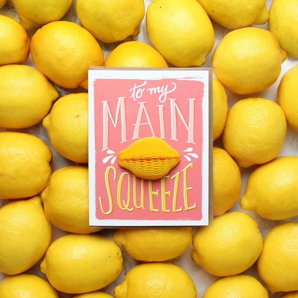 To My Main Squeeze Pop-Up Card