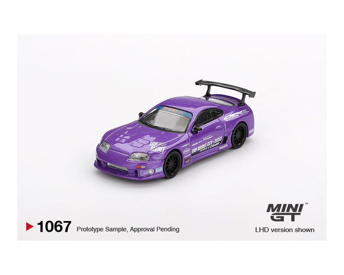 Toyota Supra (A80) Top Secret GT-300 Top Secret Purple Mini GT 1/64 scale MGT01067-BL