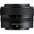 Nikon Z 24-50mm f/4-6.3 Lens – compact and lightweight standard zoom lens for Z-mount cameras, ideal for everyday photography and travel.