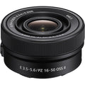 Sony E PZ 16-50mm f/3.5-5.6 OSS II Lens (Black) – compact power zoom lens with Optical SteadyShot, versatile focal range, and lightweight design for everyday photography and video.
