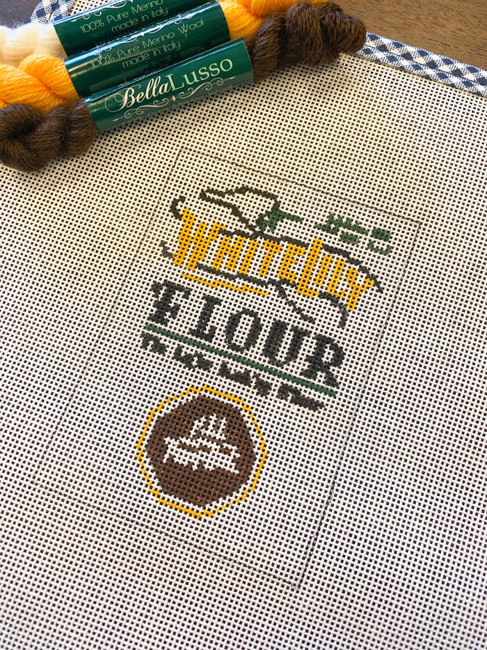 White Lily Flour Canvas