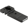 Wimberley AP-609 Quick Release Replacement Foot designed for the Sony 400mm f/2.8 GM OSS lens. Made from anodized 6061 aluminium, this low-profile Arca-Swiss compatible plate replaces the factory foot to add stiffness, reduce vibration, and improve balance when mounted on a head. It can also function as a quick-release plate and provides optimal geometry for use with Wimberley Sidemount Head and Sidekick.