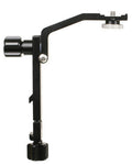 The F-6 Sidekick Bracket positions the flash above the lens when using side-mounted gimbal heads such as the Sidekick.