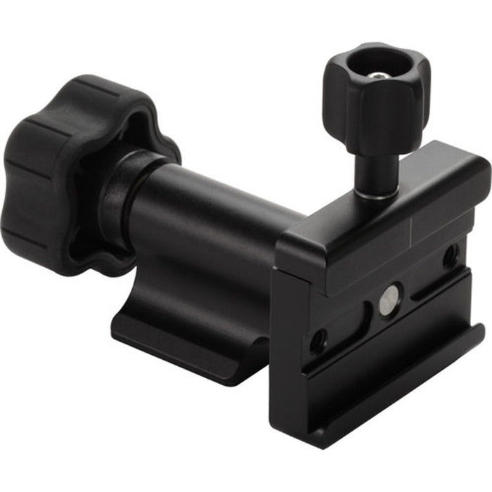 Wimberley MH‑100 mono‑gimbal head in black with swiveling base and support arm for long telephoto lenses.