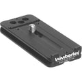 Wimberley P10 Arca-Swiss lens plate for smaller telephoto lenses.