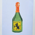 Witchy Champagne Bottle