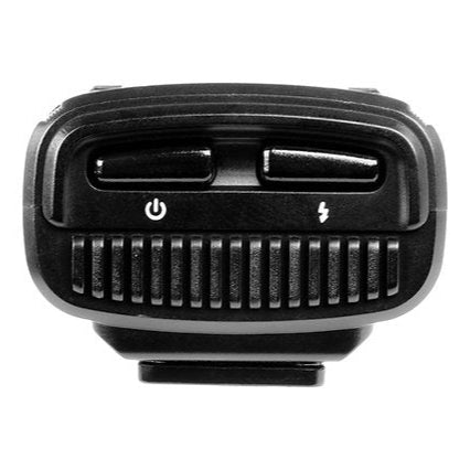 YASHICA QuickFlash Mini, compact USB-C camera flash with 5400K–6500K light.