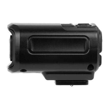 YASHICA QuickFlash Mini, compact USB-C camera flash with 5400K–6500K light.