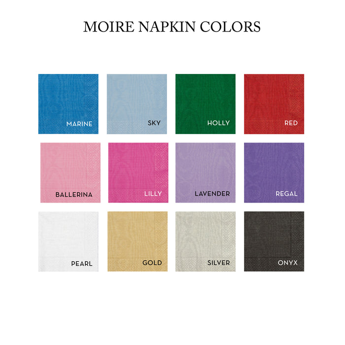 Your Own Design Linun / Moire Napkins