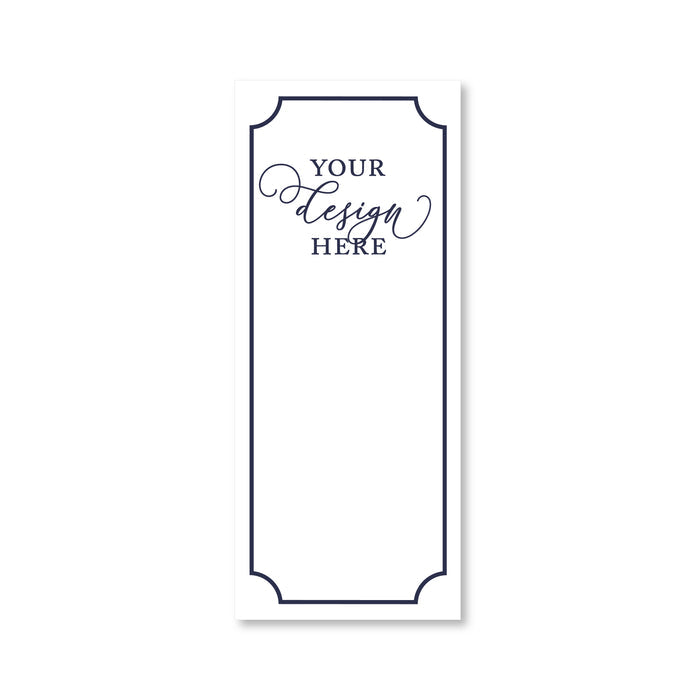 Your Own Design Wedding Programs - One Page / Flat