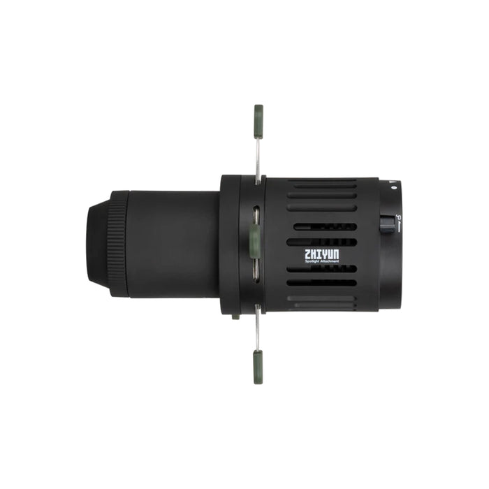 ZHIYUN Spotlight Attachment with adjustable focus and creative gobo projection for professional lighting effects.