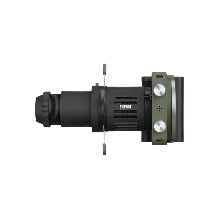 ZHIYUN Spotlight Attachment with adjustable focus and creative gobo projection for professional lighting effects.